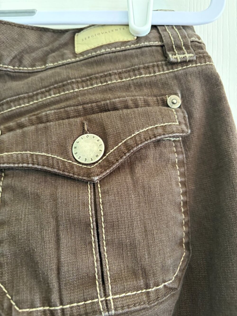 Sergio Valente Size 8 Brown cropped pants - Picture 12 of 14
